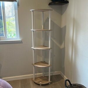 Super light corner shelf.